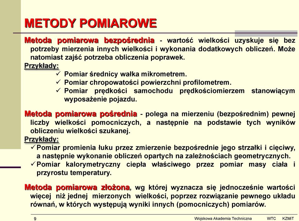 Pomiar prędkości samochodu prędkościomierzem stanowiącym wyposażenie pojazdu.