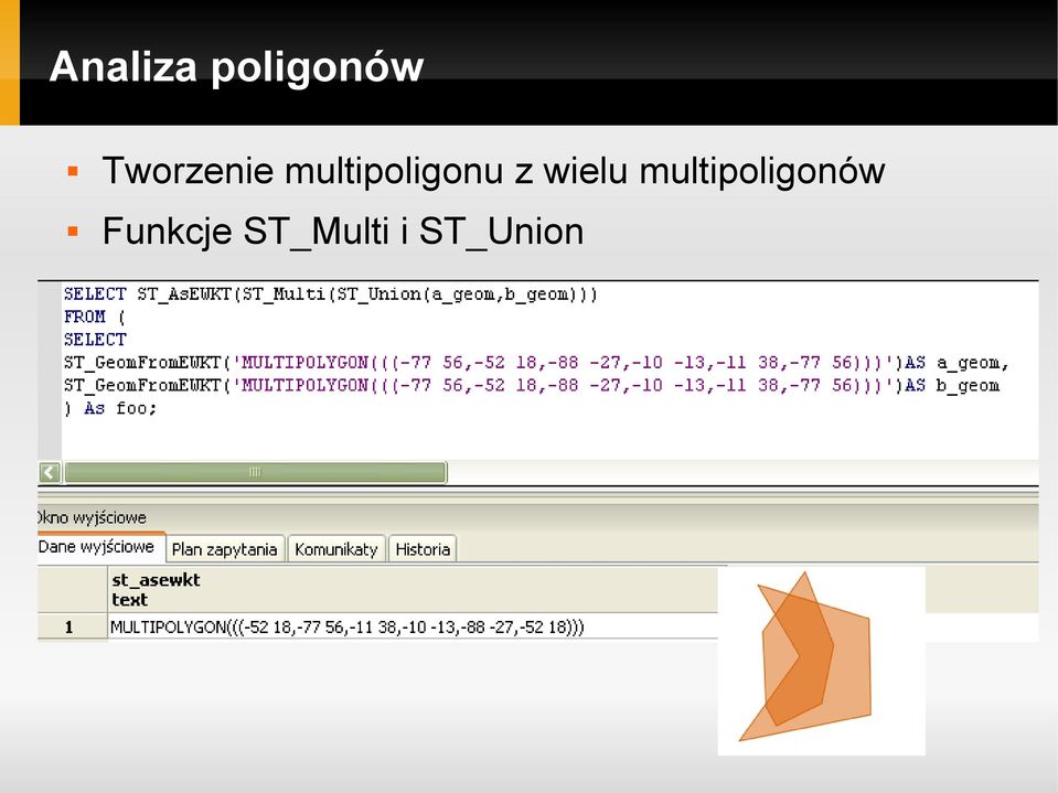 multipoligonu z wielu