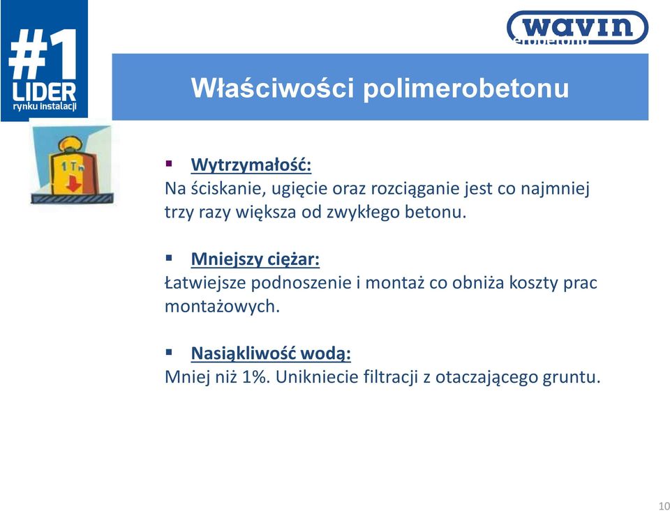 Mniejszy ciężar: Łatwiejsze podnoszenie i montaż co obniża koszty prac