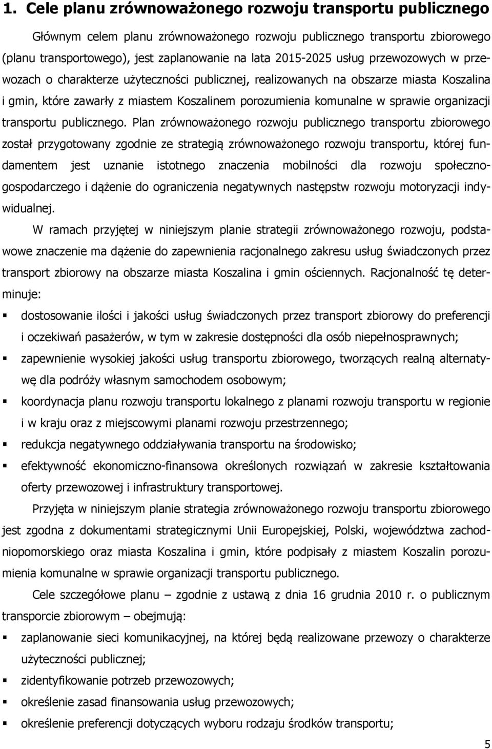 organizacji transportu publicznego.