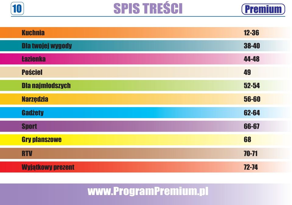 52-54 Narzędzia 56-60 Gadżety 62-64 Sport 66-67