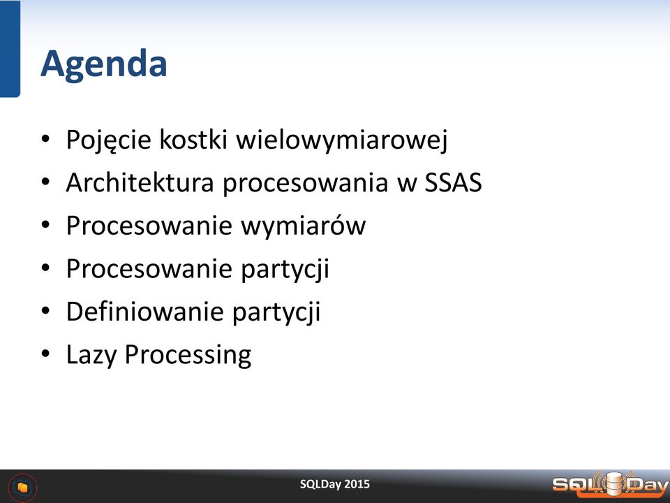 Procesowanie wymiarów Procesowanie