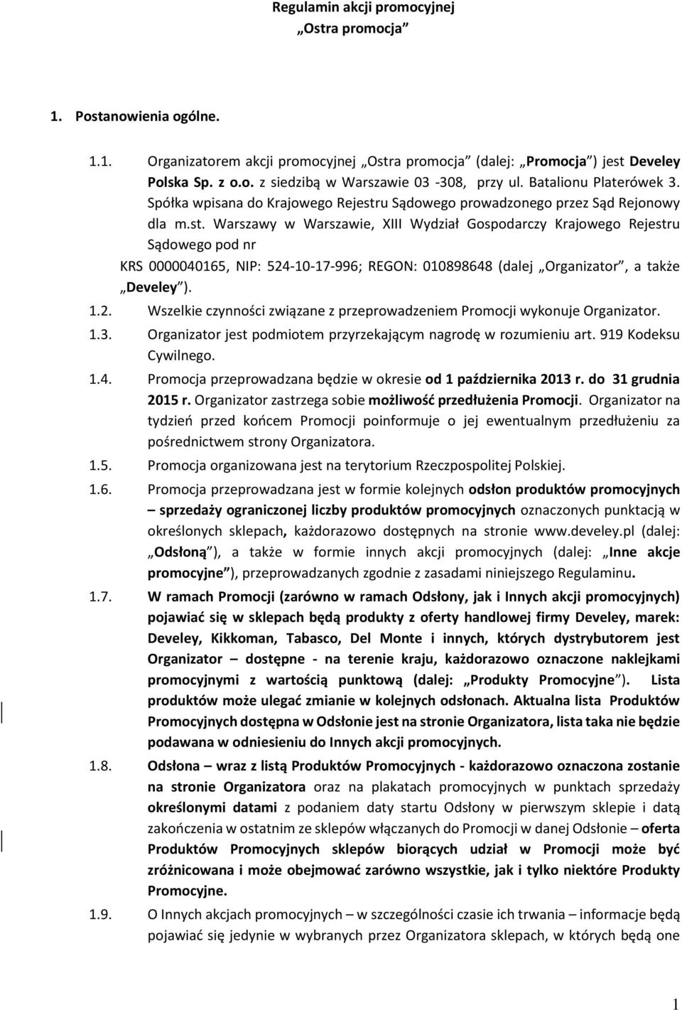 u Sądowego prowadzonego przez Sąd Rejonowy dla m.st.