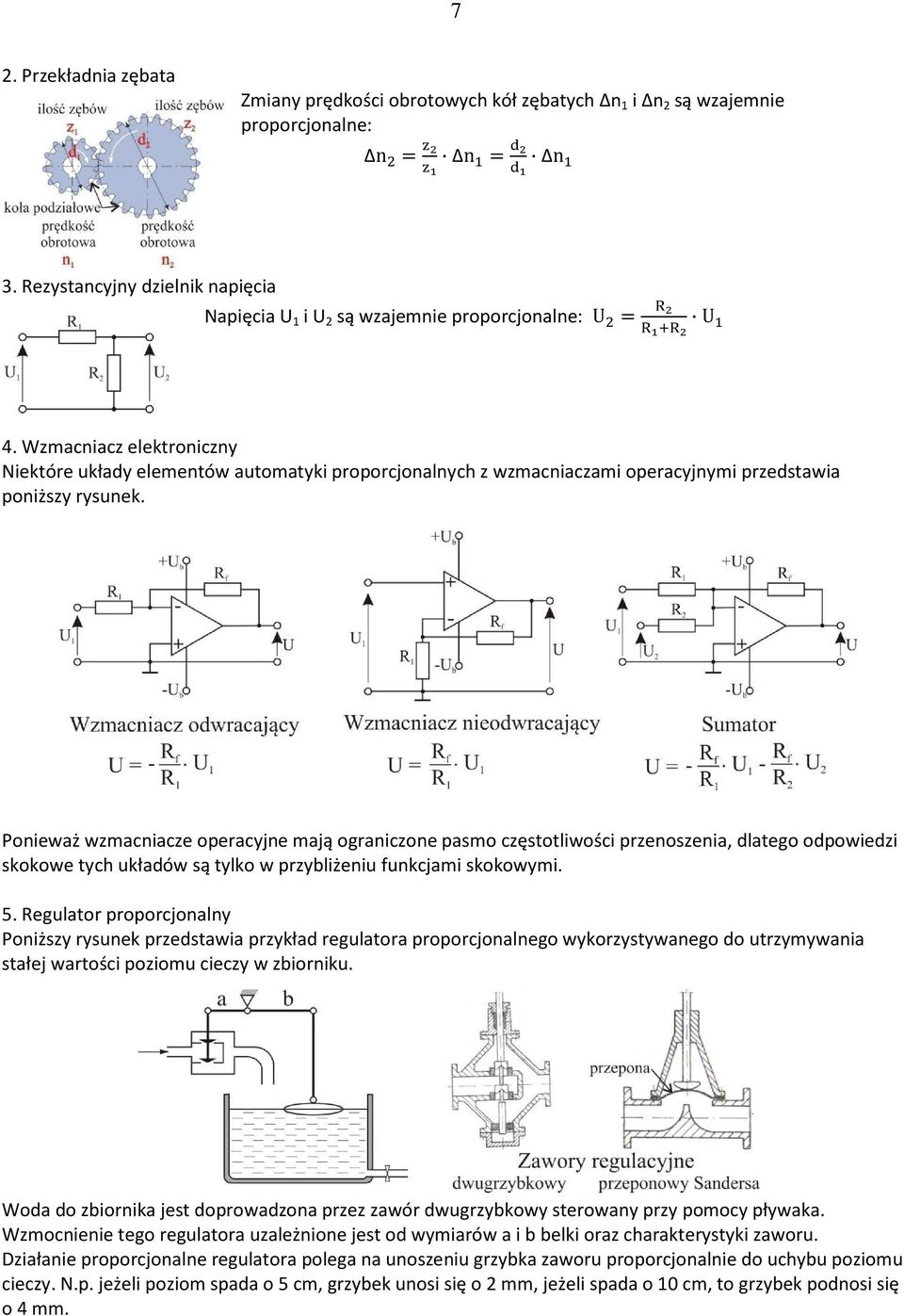 Elementy układu automatycznej regulacji (UAR) - PDF Darmowe pobieranie