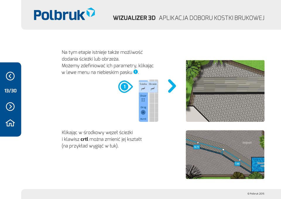 Możemy zdefiniować ich parametry, klikając w lewe menu na