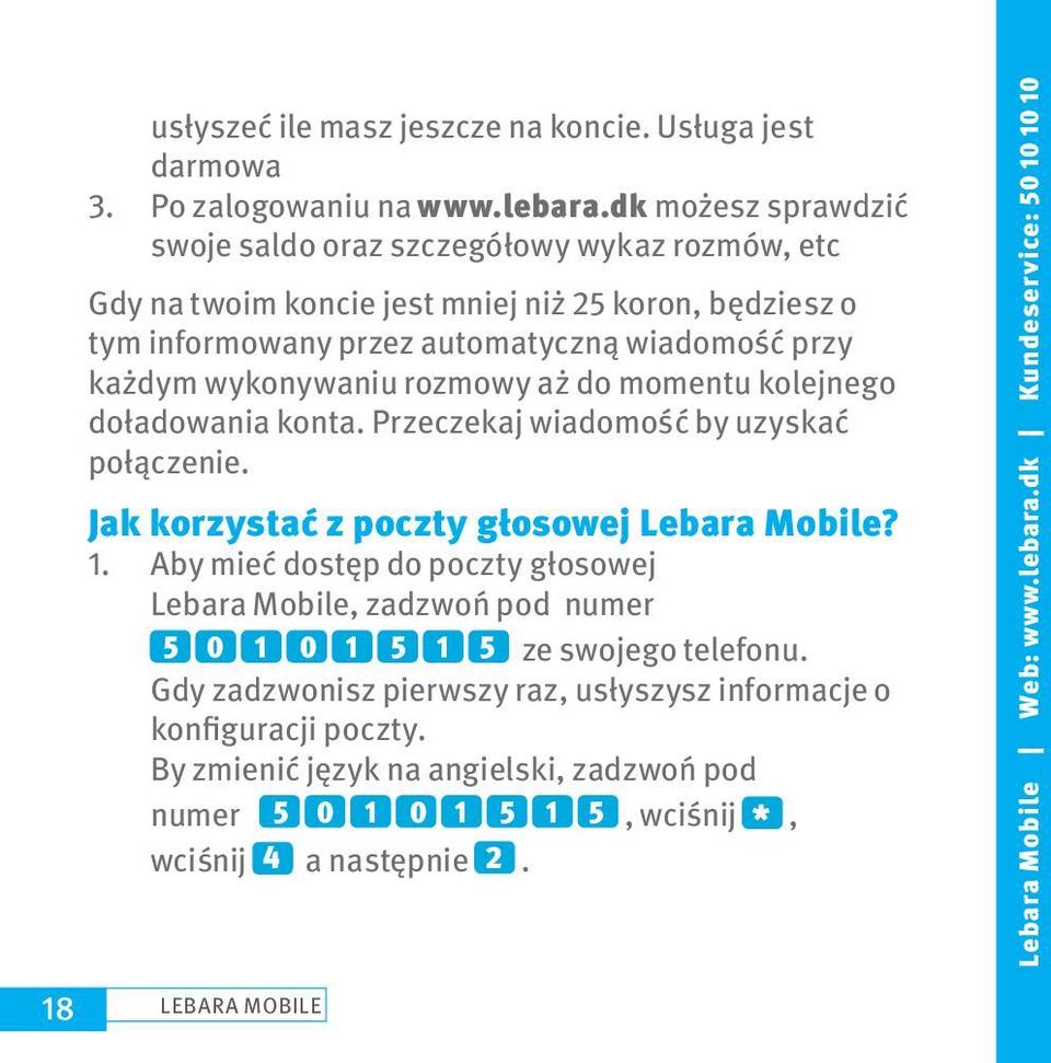 Witamy w Lebara Mobile Co zawiera pakiet startowy? - PDF Darmowe pobieranie