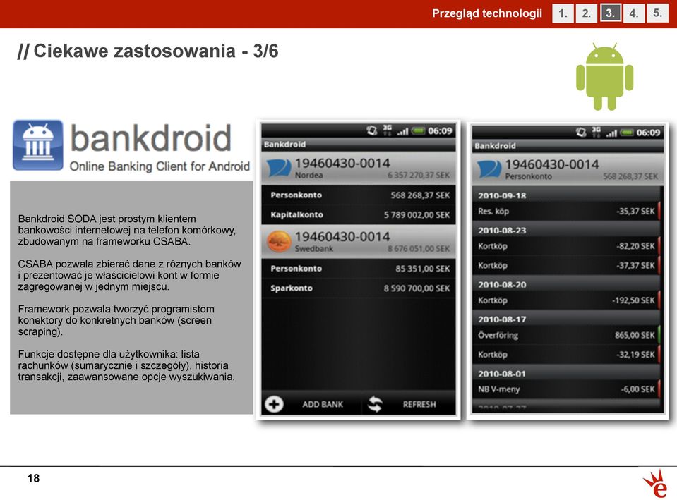 frameworku CSABA.