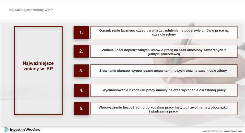 3. Zmiana ilości dopuszczalnych umów o pracę na czas określony zawieranych z jednym pracodawcą Zrównanie okresów