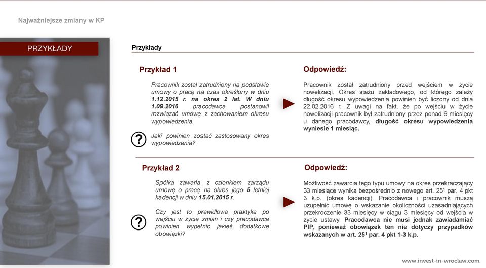 Odpowiedź: Pracownik został zatrudniony przed wejściem w życie nowelizacji. Okres stażu zakładowego, od którego zależy długość okresu wypowiedzenia powinien być liczony od dnia 22.02.2016 r.