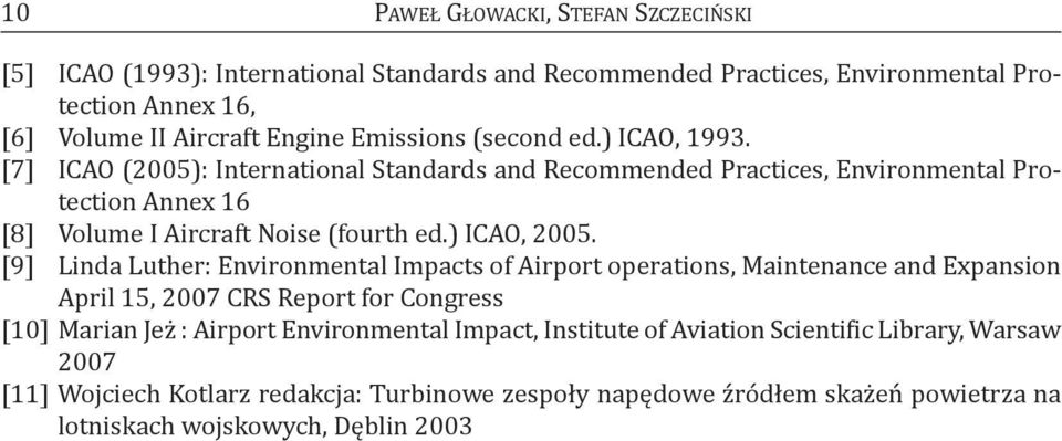 ) Icao, 2005.