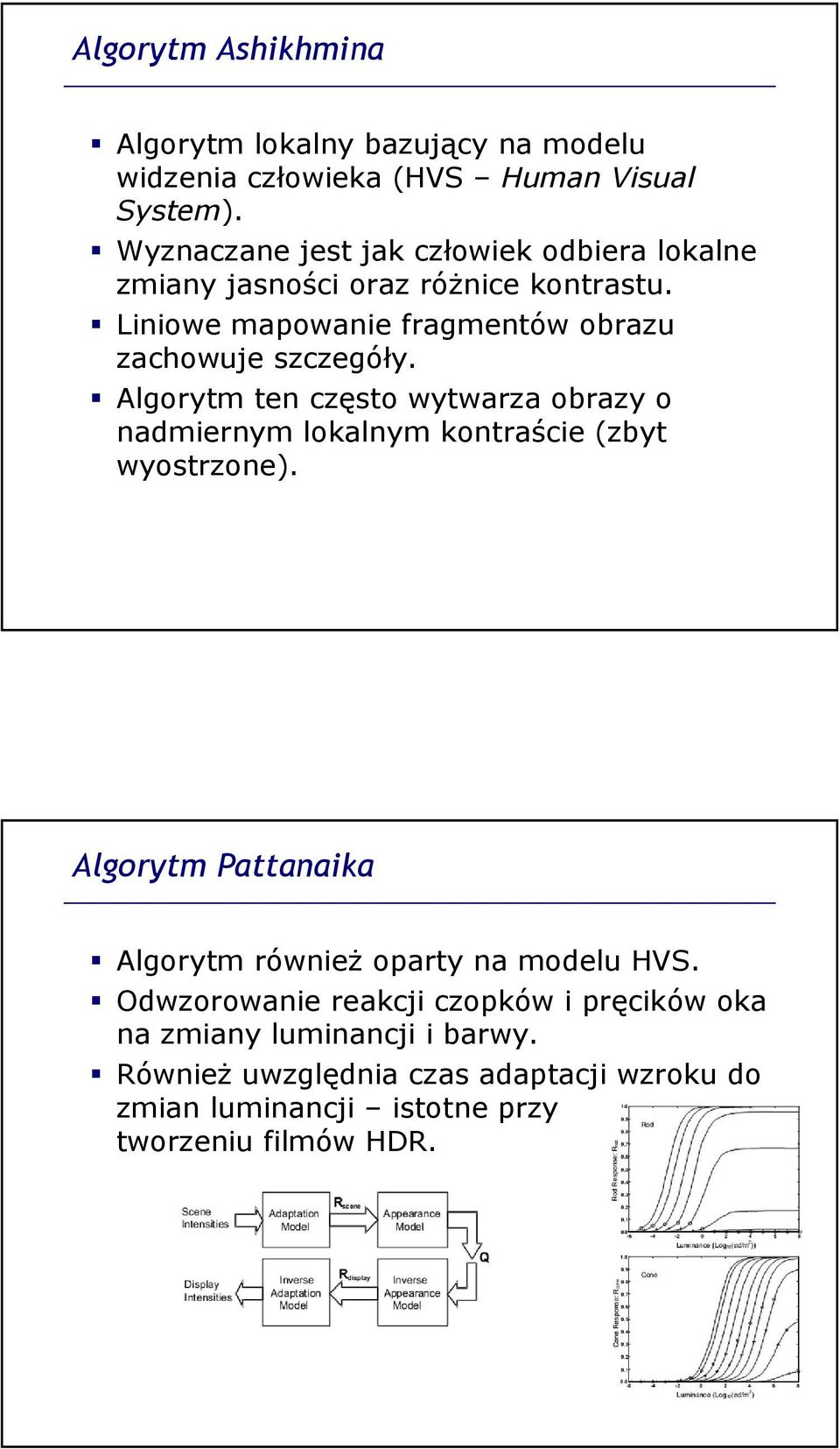 Liniowe mapowanie fragmentów obrazu zachowuje szczegóły.