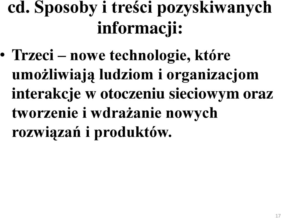 i organizacjom interakcje w otoczeniu sieciowym