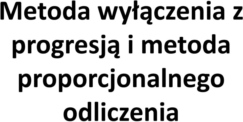 progresją i