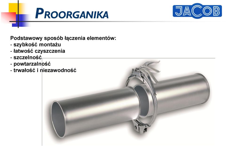 łatwość czyszczenia - szczelność