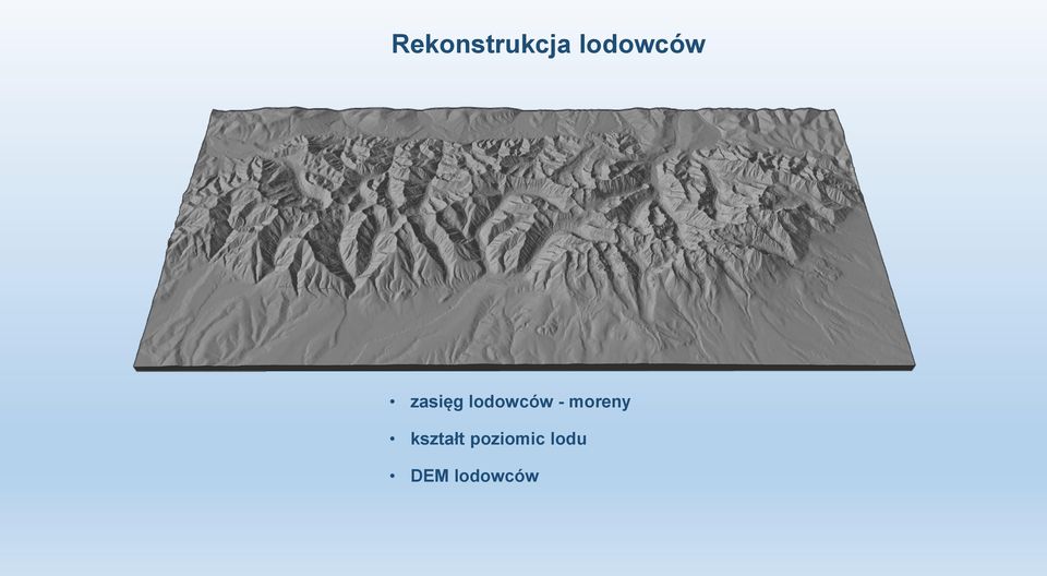 lodowców - moreny