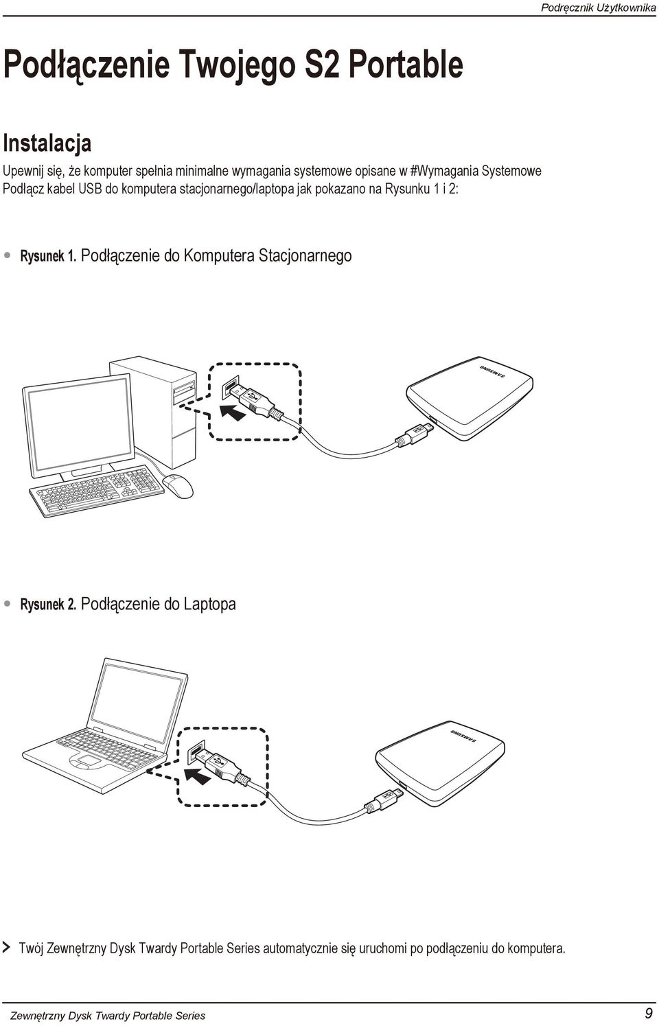 stacjonarnego/laptopa jak pokazano na Rysunku 1 i 2: Rysunek 1.
