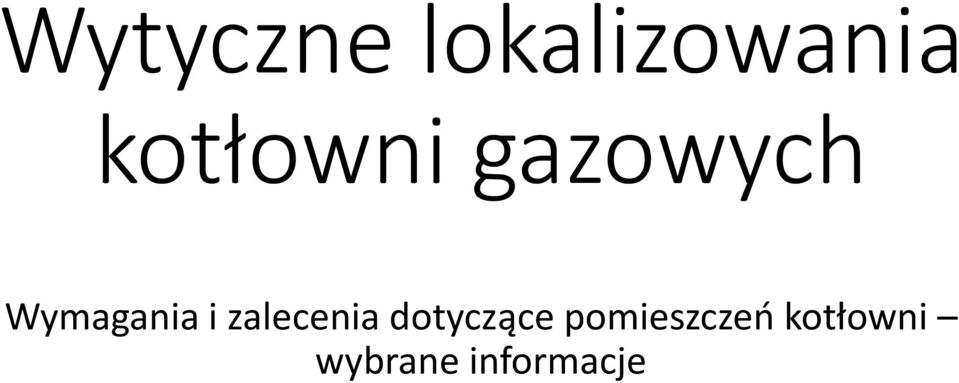 i zalecenia dotyczące