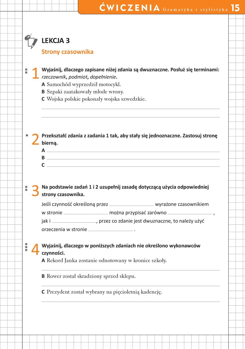 ĆWICZENIA Gramatyka i stylistyka 3 - PDF Free Download