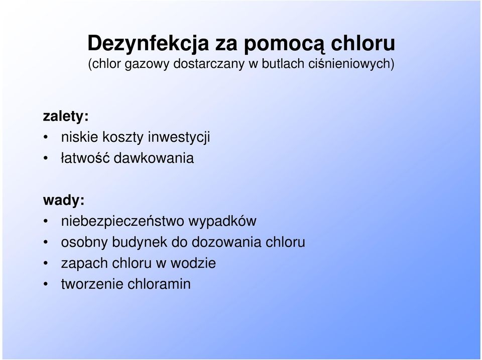 łatwość dawkowania wady: niebezpieczeństwo wypadków osobny