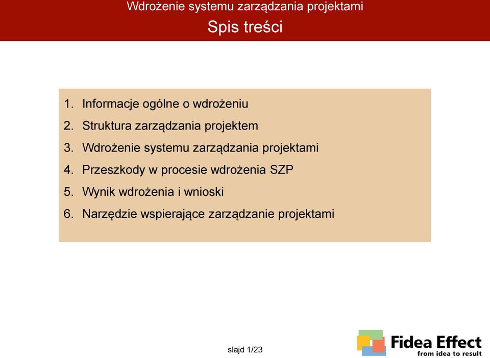 Wdrożenie systemu zarządzania projektami 4.