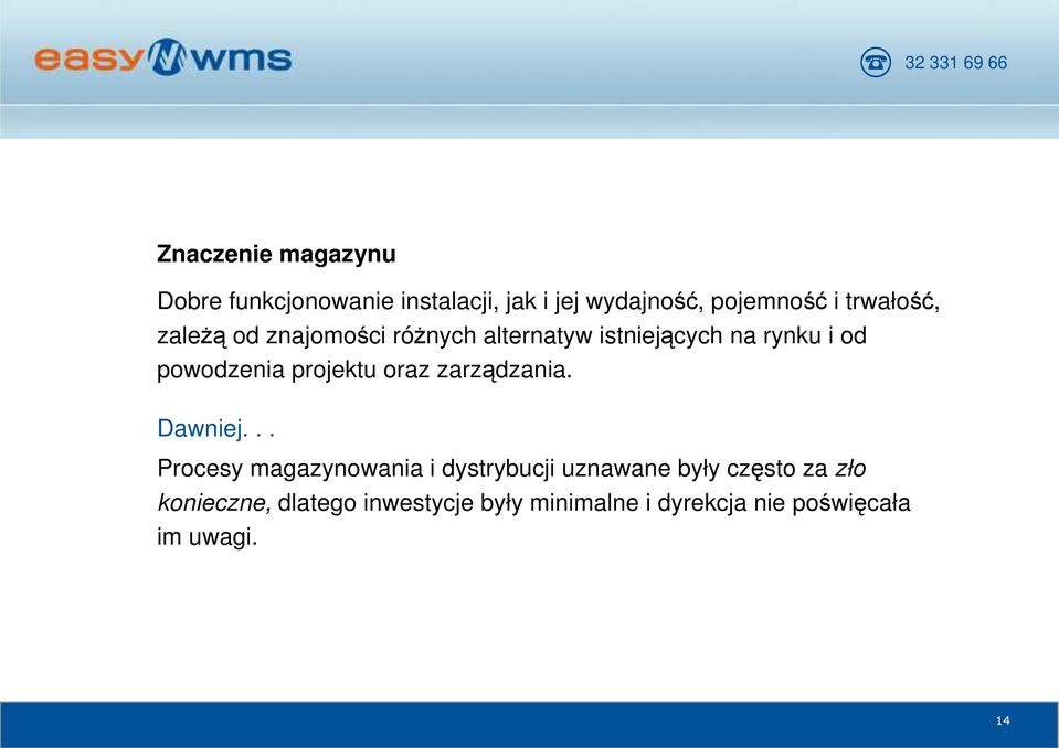 projektu oraz zarządzania. Dawniej.