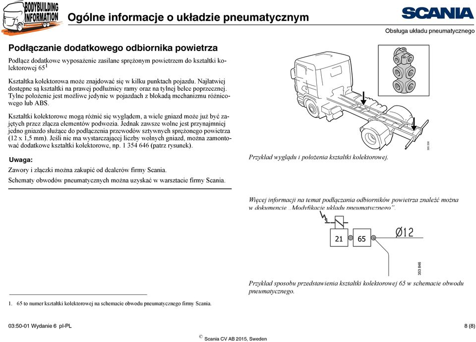 Tylne położenie jest możliwe jedynie w pojazdach z blokadą mechanizmu różnicowego lub ABS.