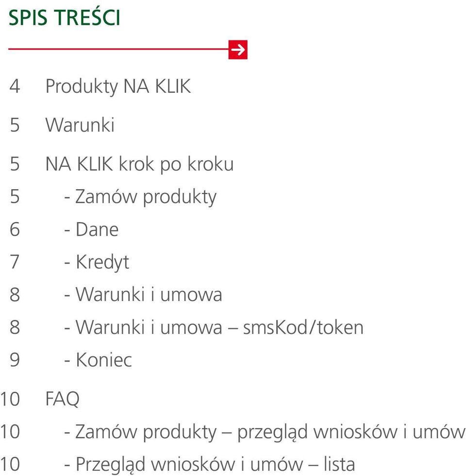 Warunki i umowa - Warunki i umowa smskod/token - Koniec FAQ -