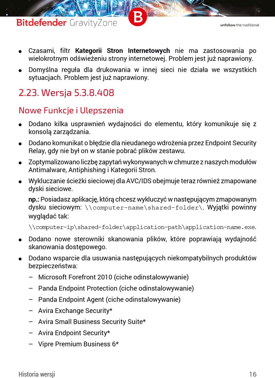 408 Dodano kilka usprawnień wydajności do elementu, który komunikuje się z konsolą zarządzania.