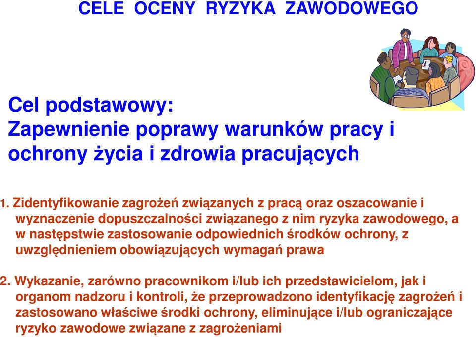 zastosowanie odpowiednich środków ochrony, z uwzględnieniem obowiązujących wymagań prawa 2.