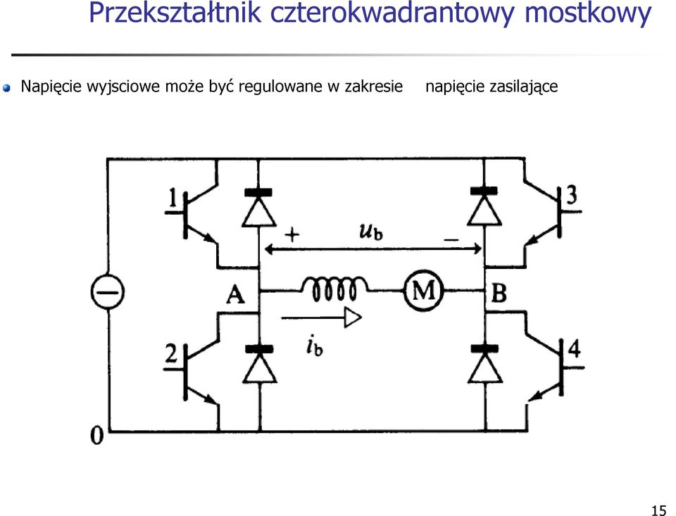 Napięcie wyjsciowe może być