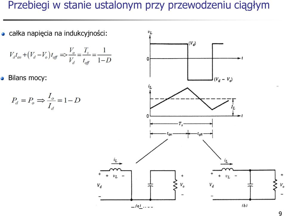 przewodzeniu ciągłym