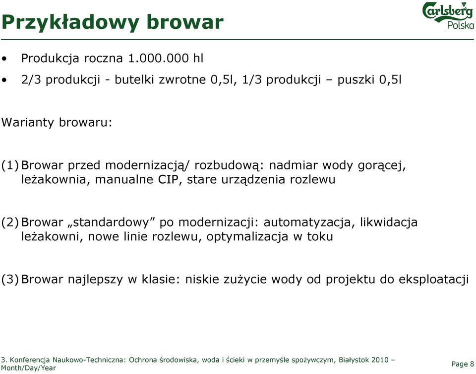 modernizacją/ rozbudową: nadmiar wody gorącej, leżakownia, manualne CIP, stare urządzenia rozlewu (2)Browar