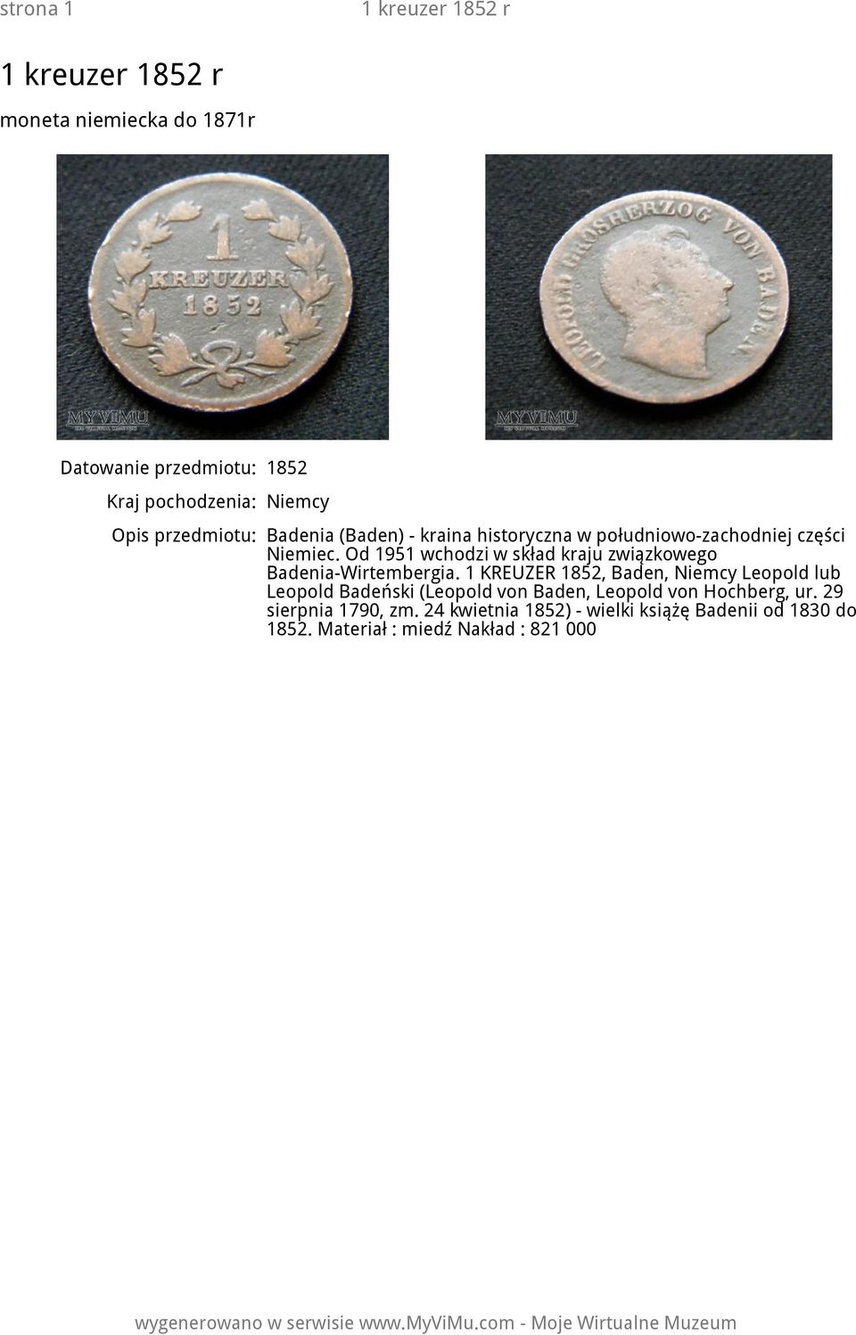 Od 1951 wchodzi w skład kraju związkowego Badenia-Wirtembergia.