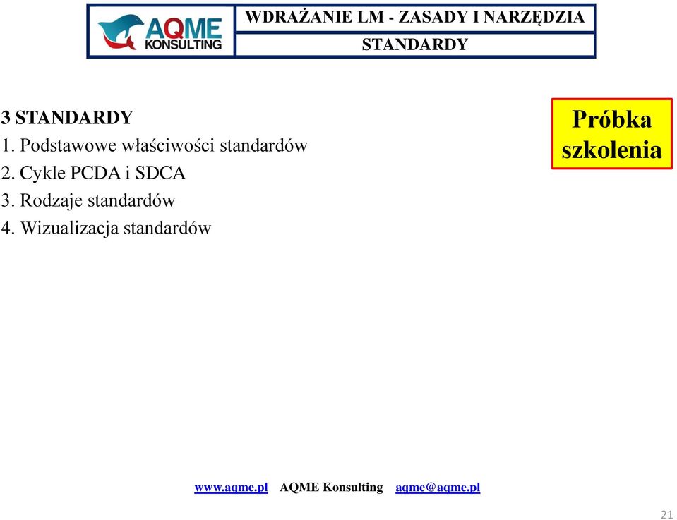 standardów 2.