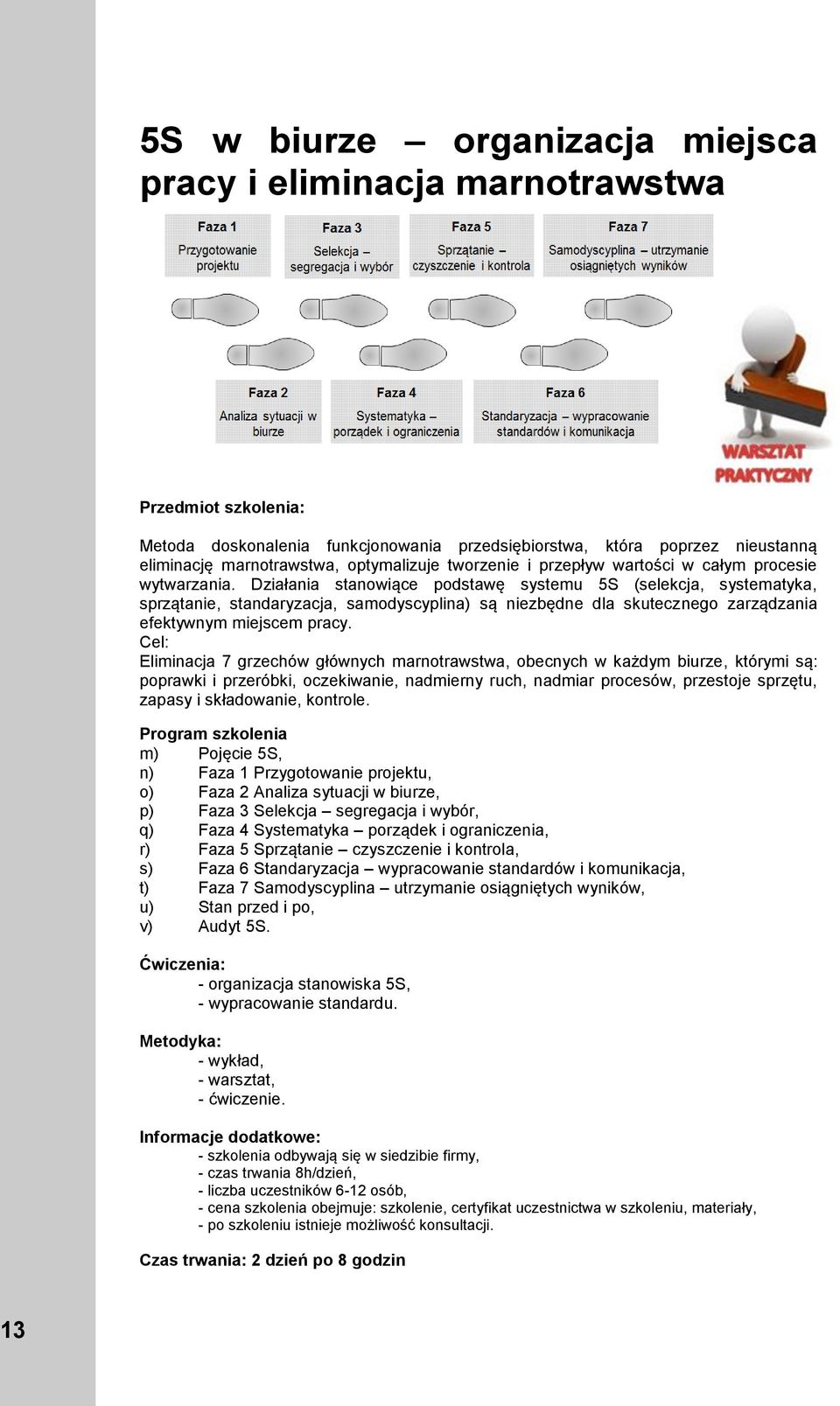 Działania stanowiące podstawę systemu 5S (selekcja, systematyka, sprzątanie, standaryzacja, samodyscyplina) są niezbędne dla skutecznego zarządzania efektywnym miejscem pracy.