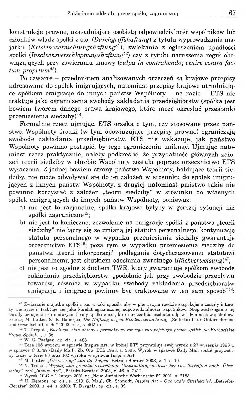 strukcje prawne, uzasadniające os
