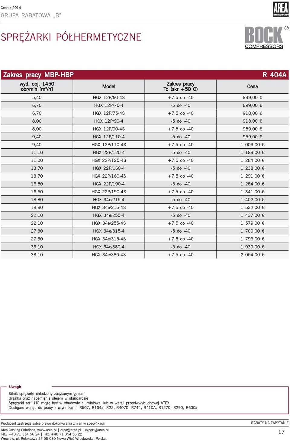 8,00 HGX 12P/90-4S +7,5 do -40 959,00 9,40 HGX 12P/110-4 -5 do -40 959,00 9,40 HGX 12P/110-4S +7,5 do -40 1 003,00 11,10 HGX 22P/125-4 -5 do -40 1 189,00 11,00 HGX 22P/125-4S +7,5 do -40 1 284,00