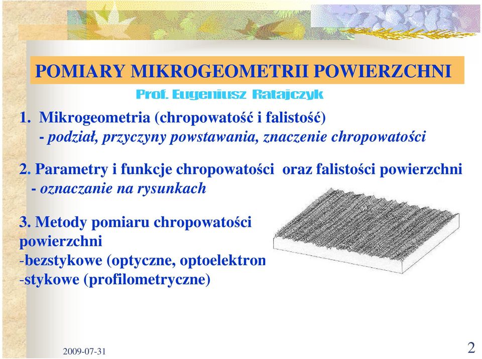 chropowatości 2.