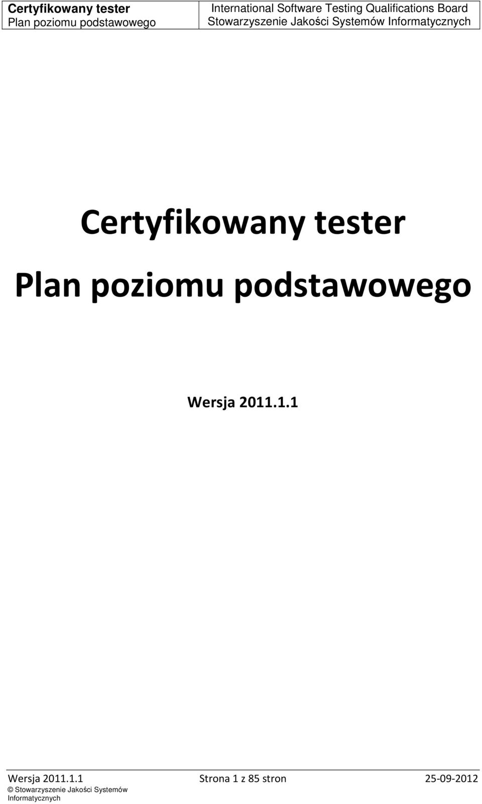 tester Wersja 2011