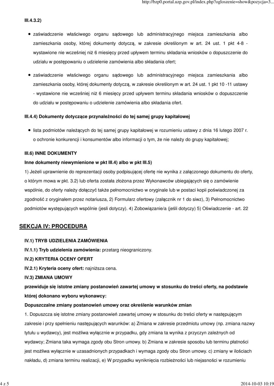 administracyjnego miejsca zamieszkania albo zamieszkania osoby, której dokumenty dotyczą, w zakresie określonym w art. 24 ust.