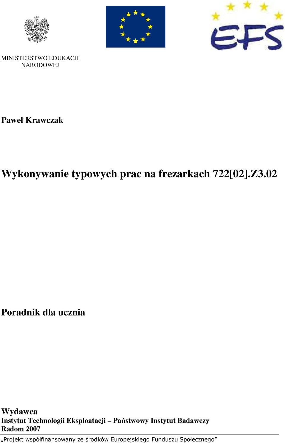 02 Poradnik dla ucznia Wydawca Instytut