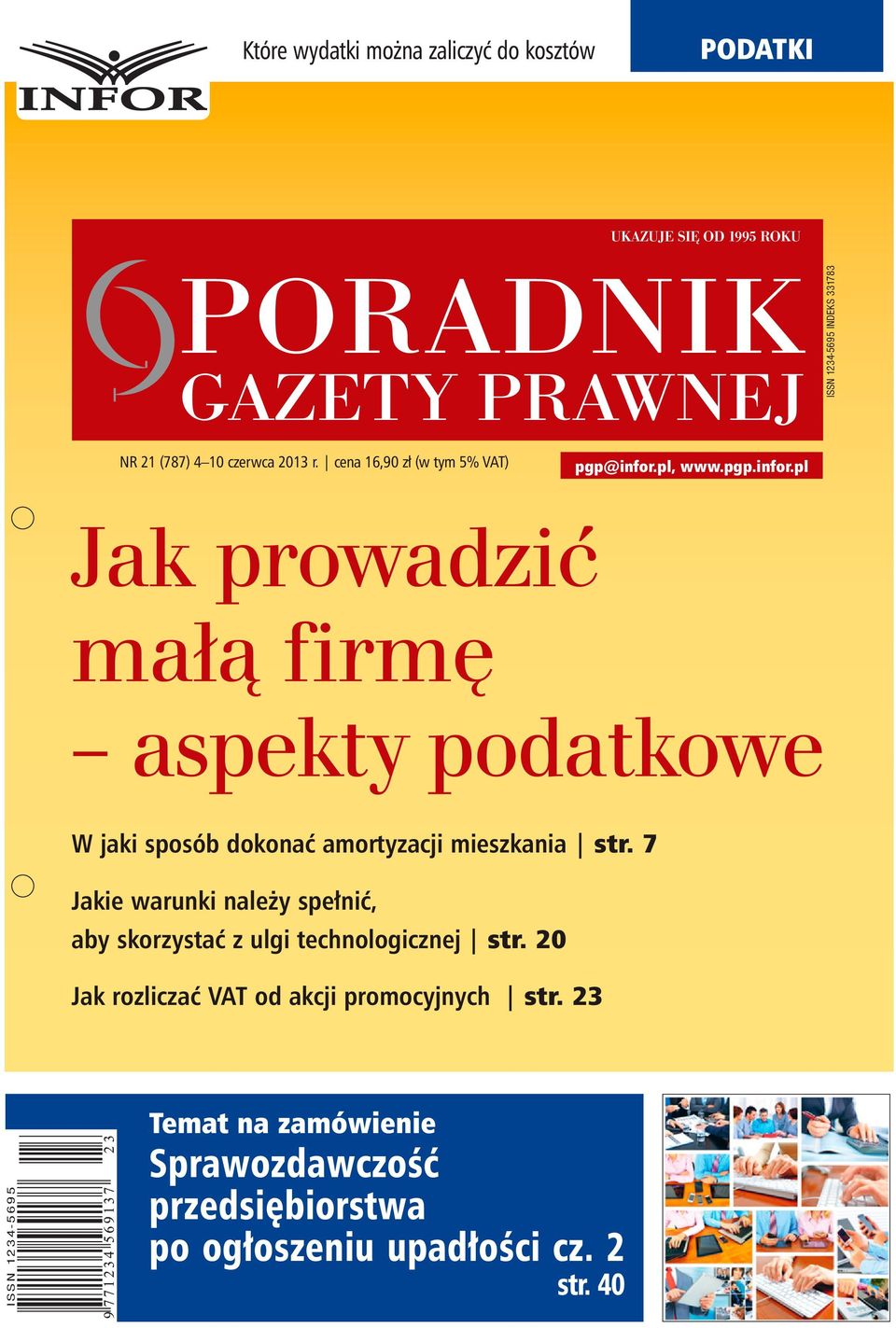 pl, www.pgp.infor.pl Jak prowadzić małą firmę aspekty podatkowe W jaki sposób dokonać amortyzacji mieszkania str.