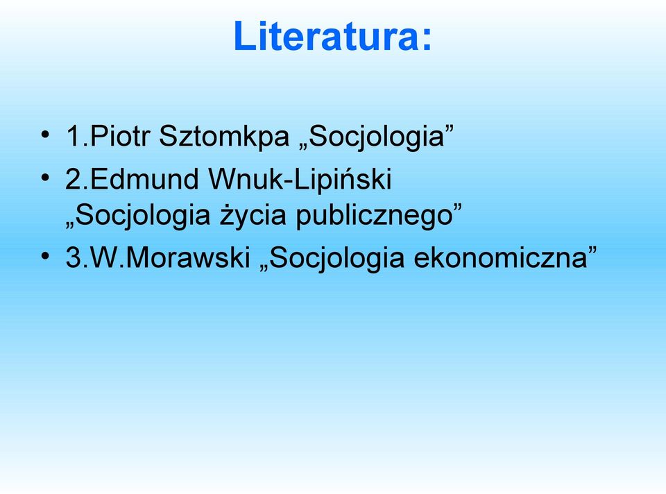 Edmund Wnuk-Lipiński Socjologia