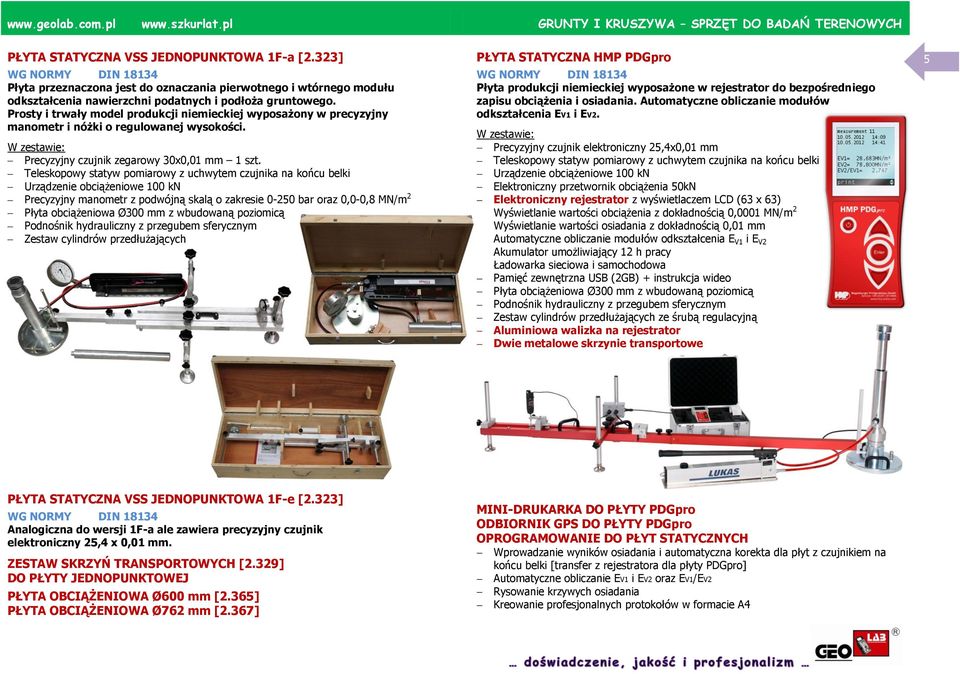 Prosty i trwały model produkcji niemieckiej wyposażony w precyzyjny manometr i nóżki o regulowanej wysokości. Precyzyjny czujnik zegarowy 30x0,01 mm 1 szt.