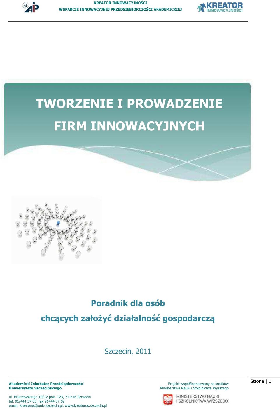 chcących założyć działalność