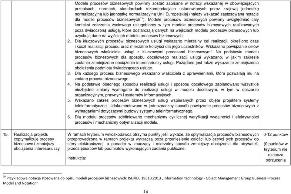 Modele procesów biznesowych powinny uwzględniać cały kontekst zdarzenia życiowego usługobiorcy w tym modele procesów biznesowych realizowanych poza świadczoną usługą, które dostarczają danych na