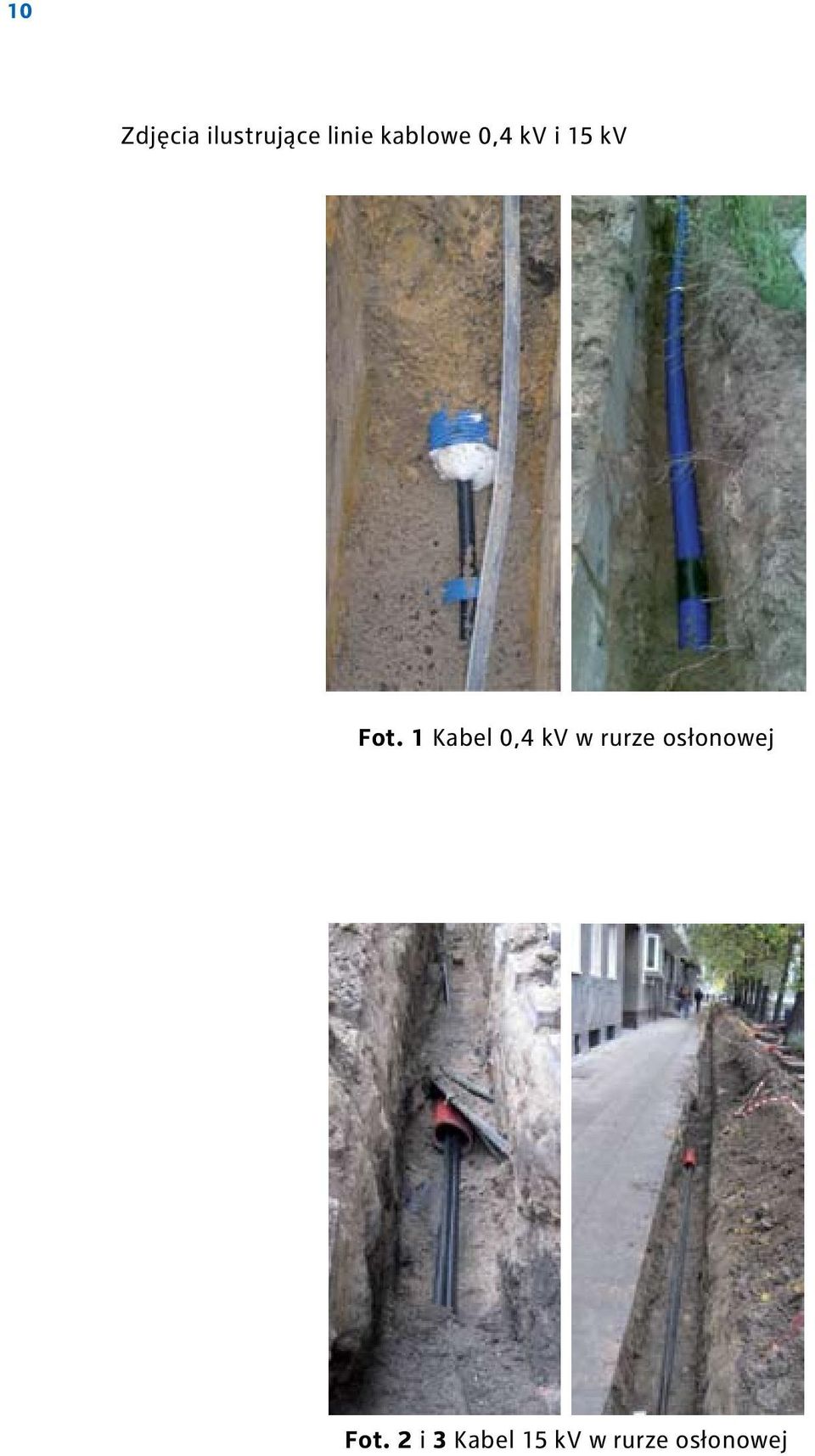 1 Kabel 0,4 kv w rurze osłonowej