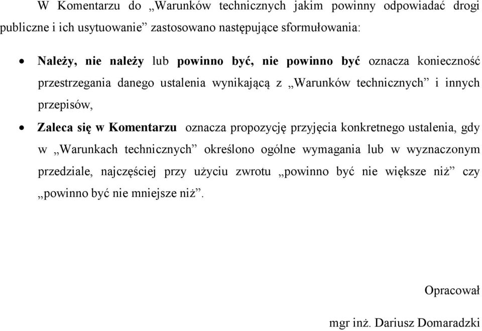 SKRAJNIA DROGOWA I ZASADY OZNAKOWANIA OBIEKTÓW ZNAJDUJĄCYCH SIĘ W SKRAJNI  DROGOWEJ - PDF Darmowe pobieranie