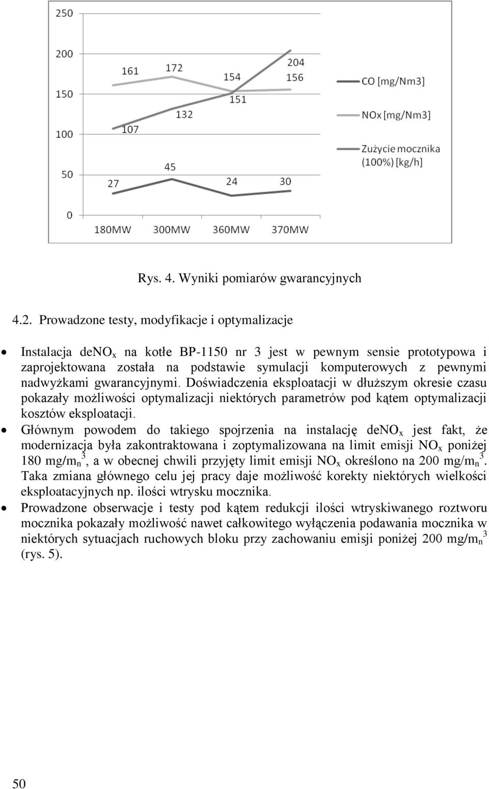 nadwyżkami gwarancyjnymi. Doświadczenia eksploatacji w dłuższym okresie czasu pokazały możliwości optymalizacji niektórych parametrów pod kątem optymalizacji kosztów eksploatacji.