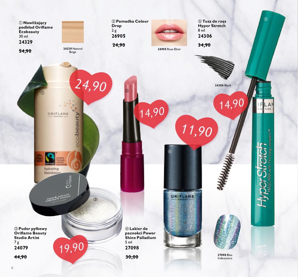 24306 24,90 14,90 14,90 11,90 24306 Black Puder pyłkowy Oriflame Beauty Studio Artist 7
